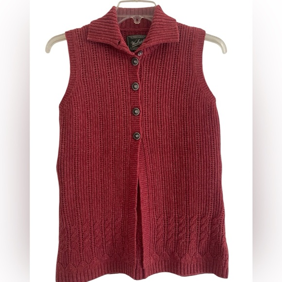 Woolrich Women’s Sleeveless Sweater Vest Size Large - Picture 1 of 11